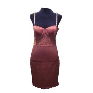 Fashion Nova Bronze Dress